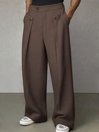 Finn | Daniel Ferran Hose mit eleganter Silhouette – Braun
