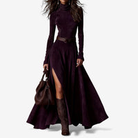 Marinucci™ – Langes Kleid – Violett