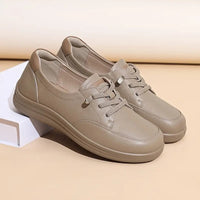 Kiarah - Orthopädische Lederschuhe – Braun