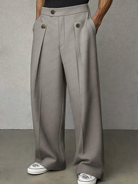 Finn | Daniel Ferran Hose mit eleganter Silhouette – Grau