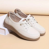 Kiarah - Orthopädische Lederschuhe – Beige