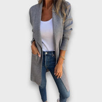 Lunara – Übergangs-Cardigan – Grau