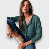 Brivelle – Strickcardigan – Salbei