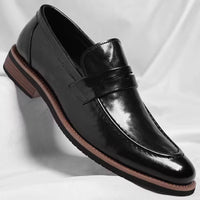 Rayan - Orthopädische Rutschfeste Lederschuhe – Schwarz