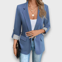 Elviane – Klassischer Blazer – Blau
