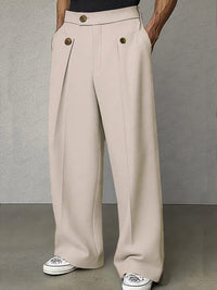 Finn | Daniel Ferran Hose mit eleganter Silhouette – Beige