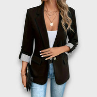 Elviane – Klassischer Blazer – Schwarz