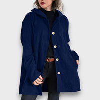 Corvianne – Lässige Kapuzenjacke – Marine