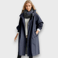 Lurea – Eleganter Regen-Trench – Marine