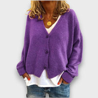 Shamira – Strick-Cardigan – Lila