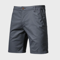 Kurze, Weite Shorts mit Seitentaschen für Herren | Ideal für den Sommer – Grau