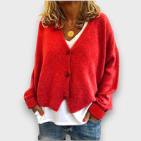 Shamira – Strick-Cardigan – Rot