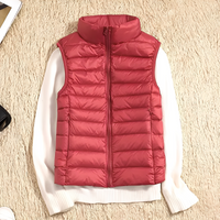 Sophie - Leichte, warme Jacke – Rot