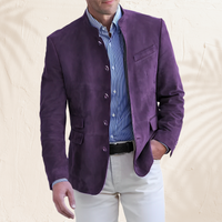 Philip - Komfortabler Freizeit-Blazer – Lila