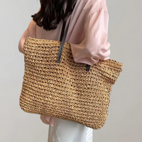 Damen Groß Shopper Schultertasche | Moderner – Khaki