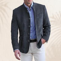 Philip - Komfortabler Freizeit-Blazer – Marine