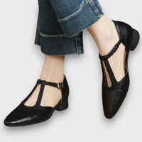Elaris – Ortopädische Mary-Jane-Schuhe – Schwarz