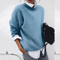 Zinnia - Ein bequemer und lässiger Damenpullover – Blau