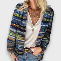 Carivelle – Multicolor Cardigan – Blau