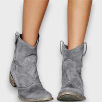 Weyona – Cowboy-Stiefeletten – Grau