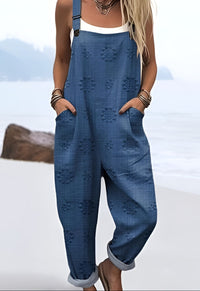 Julia | Indigo Latzhose Damen für stilvolle Alltagslooks – Mehrfarbig