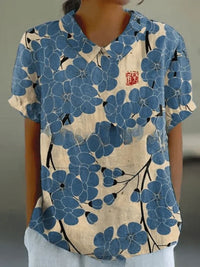 Inga - Bluse Mit Blumendruck – Floral 6