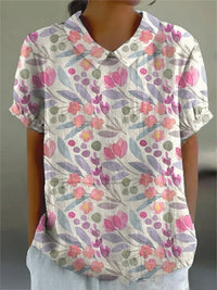 Inga - Bluse Mit Blumendruck – Floral 5