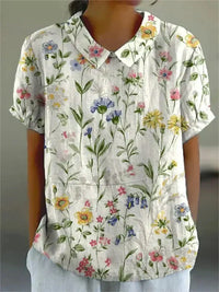 Inga - Bluse Mit Blumendruck – Floral 11