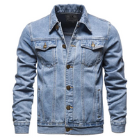 Brad | Klassische Jeansjacke – Blau