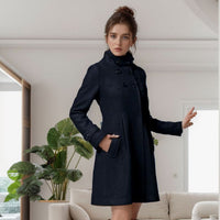 Alice | Kapuzen-Schal-Jacke – Schwarz