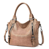 Isolde | Damen Hobo Bag Schultertasche – Hellbraun