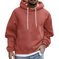 Moderne Streetwear Kapuzenpullover – Orange