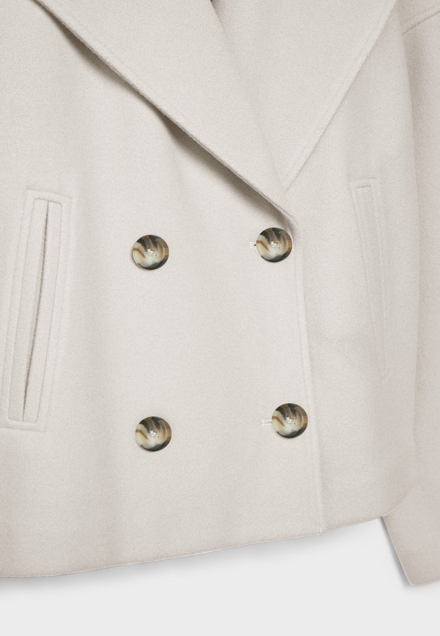 Lasitha | Kurze zweireihige Jacke