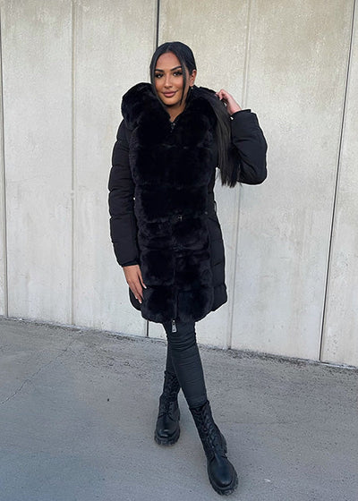 Crusk | Winterjacke mit Kunstfell