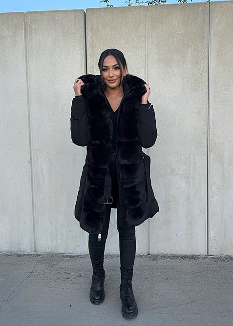 Crusk | Winterjacke mit Kunstfell