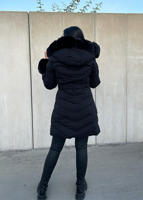 Crusk | Winterjacke mit Kunstfell