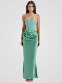 MIRELLA MAXI KLEID – Jade