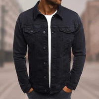 Christof™ - Exklusive Jeansjacke – Schwarz