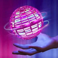 FlyNova | Wiederaufladbarer fliegender Spinnerball mit LED-Beleuchtung – rosa