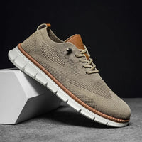 Jomel | Herren leichte Mesh Sneaker atmungsaktiv – Beige