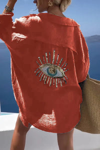 Heidi-Mode | Übergroßes Shirt Aus Baumwolle – Orange