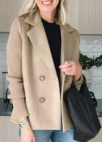 LIANE - ELEGANTER MANTEL – Khaki