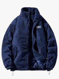 Adam | Stylische Cordjacke – Dunkelblau