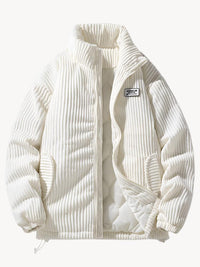 Adam | Stylische Cordjacke – Weiß