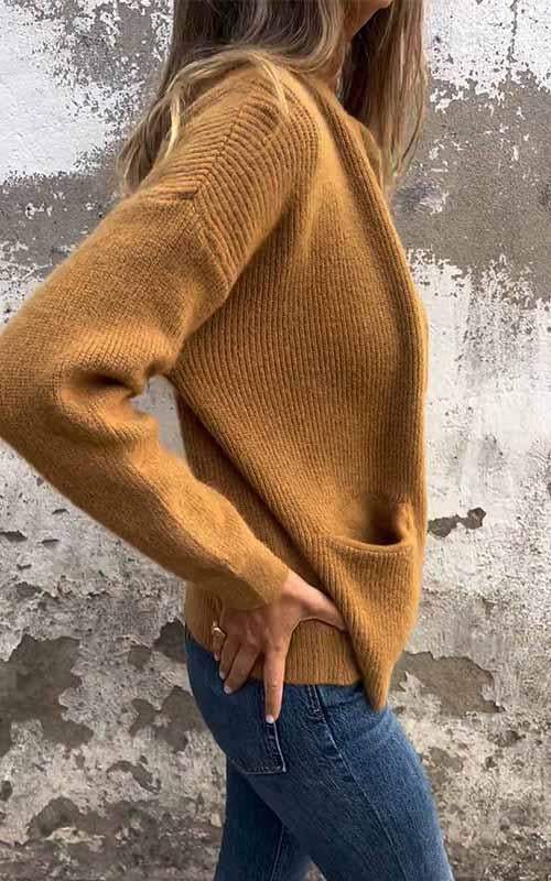 Laseina | Kuscheliger Zip-Pullover