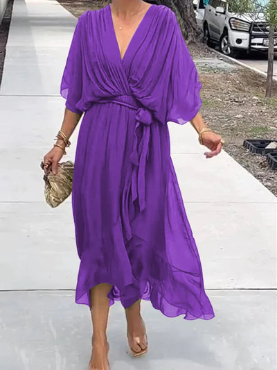 Tessa - Elegantes Kleid mit V-Ausschnitt