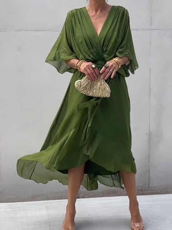 Tessa - Elegantes Kleid mit V-Ausschnitt