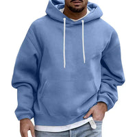 Moderne Streetwear Kapuzenpullover – Blau