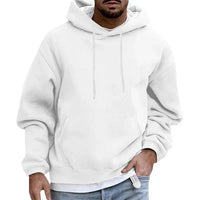 Moderne Streetwear Kapuzenpullover – Weiß