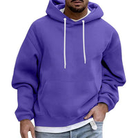 Moderne Streetwear Kapuzenpullover – Violett
